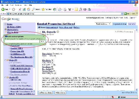Google reader